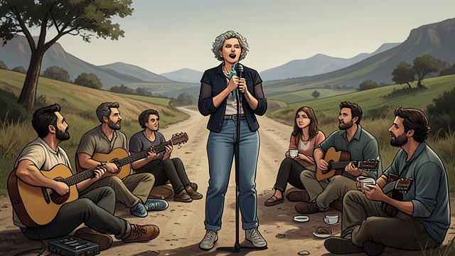 The Road Queen Sings from "Nomadland". The Road Queen Sings A song for the life chosen Silvianne Delmars writes and performs “Queen of the Road,” turning isolation and uncertainty into a comic…
