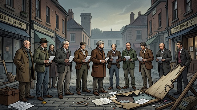 The Closure Announcement from "Nomadland". The Closure Announcement Work and home lost together The company tells employees that the factory and town will close.