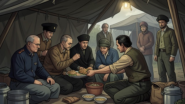 Care After a Fall from "Nomadland". Care After a Fall A traveler is injured When a nomad breaks an arm, friends organize Camp Recovery and help with tasks that are impossible one-handed.