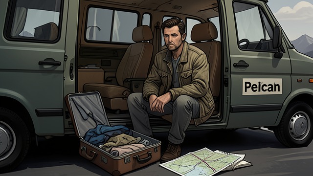 The Pelican Becomes Home from "Nomadland". The Pelican Becomes Home A new vehicle life Peter Fox lives in a used passenger van called the Pelican and explores workamping opportunities.