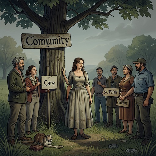 Patti DiPino’s Unfinished Community Dream from "Nomadland". Patti DiPino’s story moves from job loss and mobile work toward an imagined community that could care for its members.