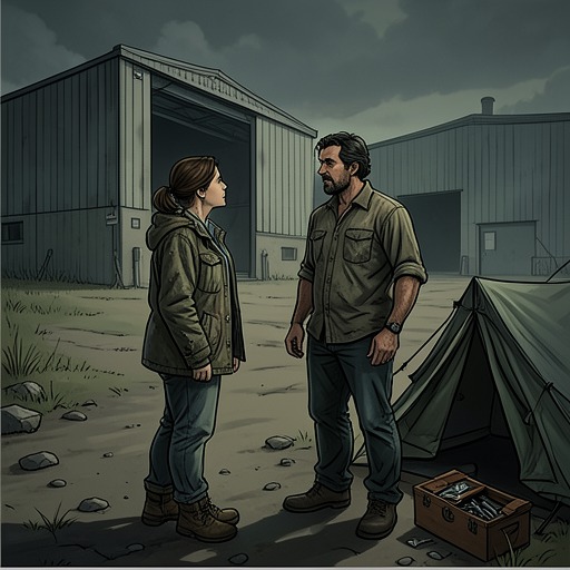 Conflict Between Survival and Conviction from "Nomadland". Linda May’s need for income collides with her growing opposition to the consumer economy her warehouse labor supports.