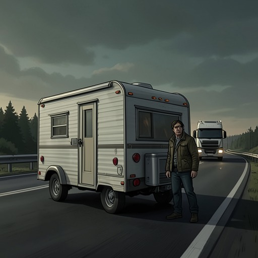 The Squeeze Inn’s Fragile Promise from "Nomadland". Linda May’s tiny trailer represents freedom, but breakdowns and limited money make that freedom precarious.