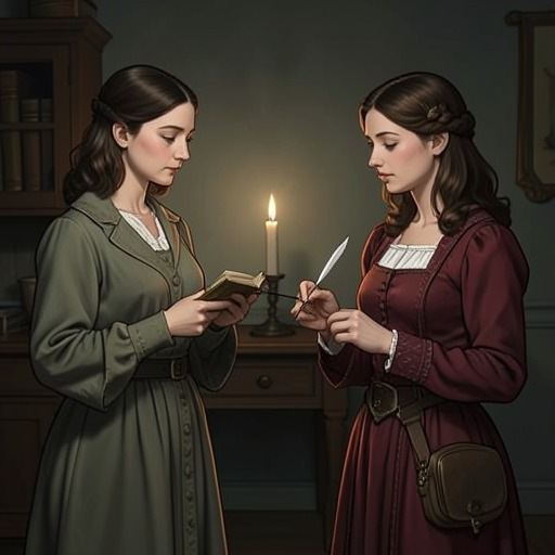 Shallan and Jasnah from "The Way of Kings". Shallan and Jasnah move from manipulation and suspicion toward an intellectually honest partnership centered on dangerous knowledge.