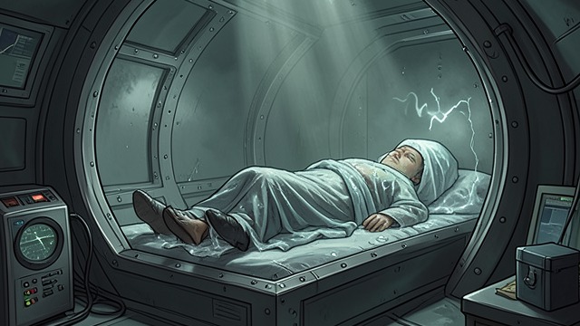 The Last Brain Image from "The Invincible". The Last Brain Image Frozen Survivor A body found in the Condor’s hibernation chamber cannot be revived.