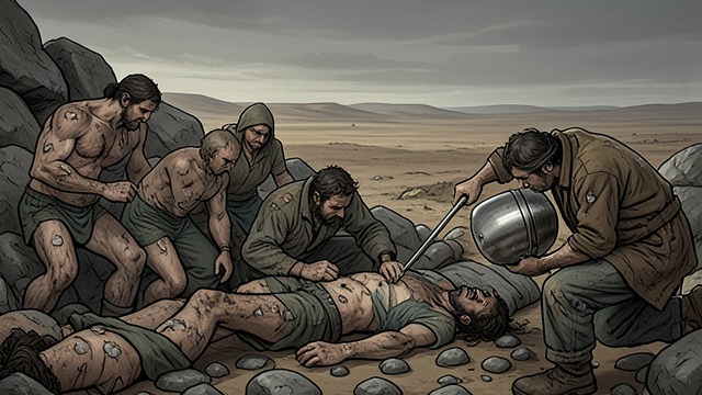 Bodies and Insignia from "The Invincible". Bodies and Insignia Confirmed Deaths Rohan finds Bennigsen, Regnar, and another unidentified body. The search yields evidence rather than survivors.