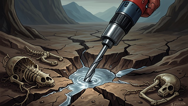 Ancient Metal Strata from "The Invincible". Ancient Metal Strata Buried Evidence Drilling reveals metallic seams, organic carbon, extinct land organisms, and traces of repeated planetary upheavals.