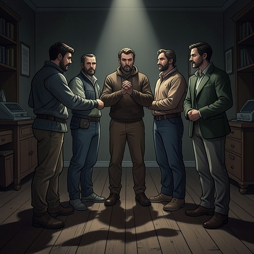 The Crew’s Solidarity from "The Invincible". This flow traces how the crew’s obligation to one another becomes the moral counterweight to tactical withdrawal.