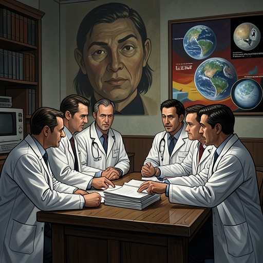 Science Under Pressure from "The Invincible". This flow follows the scientific community as it moves from disciplinary disagreement to a partial consensus about the planet.
