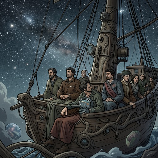 Galactocentrism from "The Invincible". This flow traces Rohan’s intellectual movement toward a less human-centered conception of exploration.