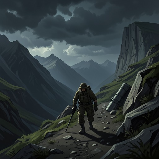 The Search for the Missing Men from "The Invincible". This flow traces Rohan’s rescue mission as a movement through physical danger, uncertainty, and moral obligation.