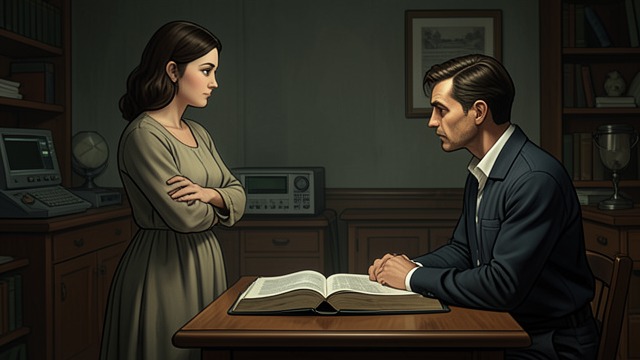 The Marriage Interrogation from "Sanctuary". The Marriage Interrogation Questioning Miss Jenny asks Horace Benbow whether his flight from Belle Benbow has really changed anything.