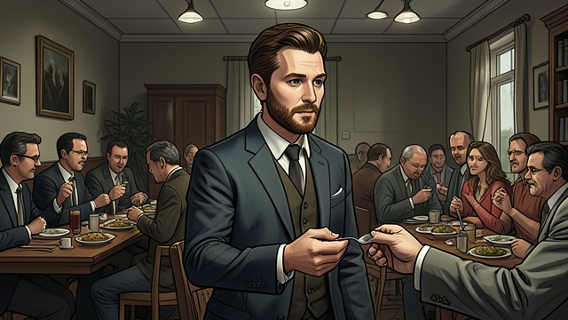 The Silent Elder from "Sanctuary". The Silent Elder Entrance Lee Goodwin leads the old man into the dining room as the household eats.