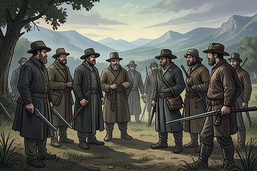 Haun's Mill Massacre from "Under the Banner of Heaven". The Haun's Mill Massacre was a surprise attack on a Mormon settlement in Missouri on October 30, 1838, in which eighteen Saints were killed.