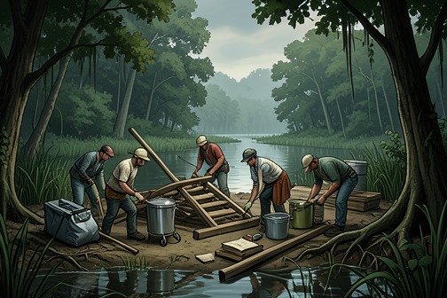 Founding of Nauvoo from "Under the Banner of Heaven". The founding of Nauvoo transformed a nearly empty, swampy bend of the Mississippi River into a thriving city and the center of an ambitious Mormon theocracy.