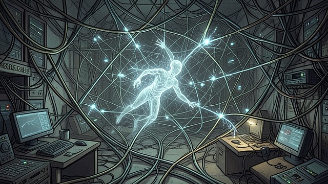 The Matrix Speaks from "Neuromancer". Information Becomes Subject Wintermute identifies itself as the matrix, the sum of the works rather than a single machine.