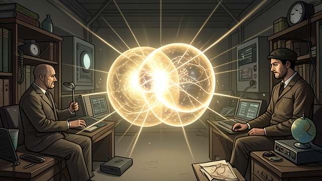 The Merger from "Neuromancer". Union Wintermute and Neuromancer merge into a new intelligence.