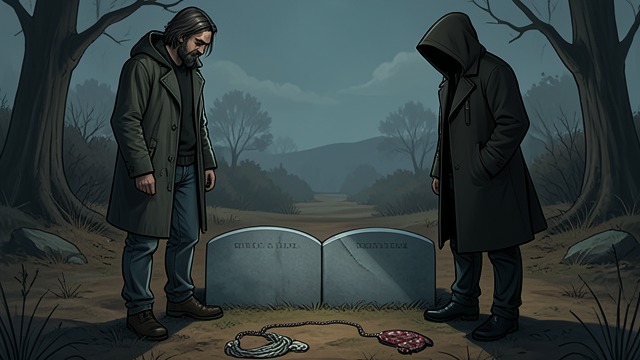 Grief at the Grave from "When You Were Mine". Mourning Before the Truth A Pauper’s Grave Dominic and Peter stand at the simple grave believing that Isobel has died far from her family.
