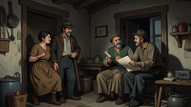 Amulek Receives from "Book of Mormon". A Second Witness Household Hospitality Amulek receives the hungry prophet after an angel directs him home.