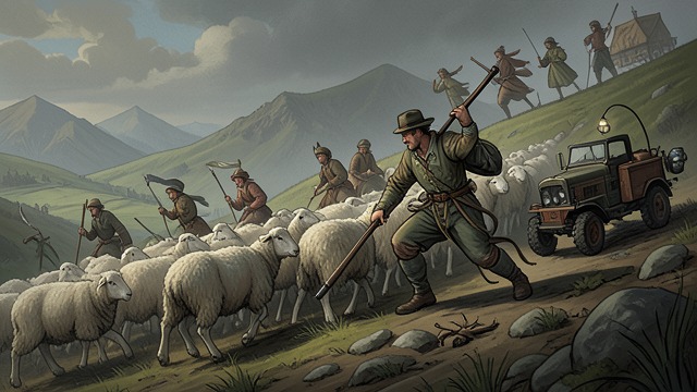 Lamoni’s Awakening from "Book of Mormon". A King Hears the Gospel Servant Witness Ammon protects King Lamoni’s flocks and earns access through faithful labor.