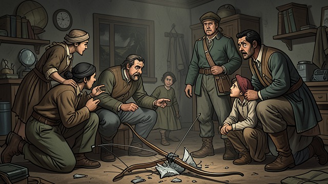 Broken Bow Crisis from "Book of Mormon". Hunger and Murmuring Material Failure Nephi’s steel bow breaks, while the other bows lose their springs.