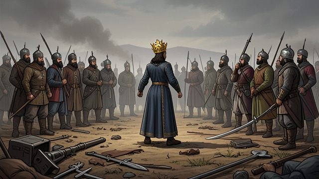 Amlicite Challenge from "Book of Mormon". A King by Force Electoral Defeat The people reject Amlici’s bid for kingship. Armed Rebellion He has himself consecrated king and attacks the Nephites.