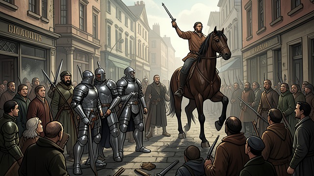 King-Men Revolt from "Book of Mormon". Internal Treason Governmental Division King-men resist Pahoran and refuse to defend the country.