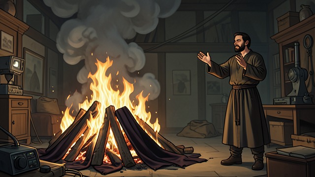 Believers Burned from "Book of Mormon". Martyrdom by Fire Violent Suppression Believers, women, children, and scriptures are burned by the city’s authorities.