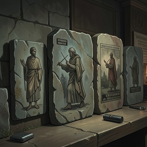 The Record Tradition from "Book of Mormon". This flow traces how sacred records pass through generations, preserve identity, and eventually become a message from the dead.