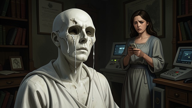 Grief in Alabaster from "The Hollow". Sorrow Made Visible Emotional Limitation Henrietta admits that she cannot grieve as Midge would.