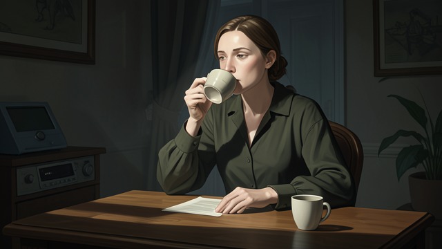 The Poisoned Cup from "The Hollow". Escape Through Death Exposure Threat When Henrietta discovers the truth and tries to remove the holster, Gerda realizes that her secret is no longer secure.