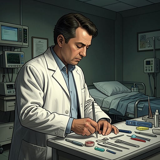 The Medical Thread from "The Hollow". This flow follows John Christow's medical vocation as the most vital and authentic part of his identity.