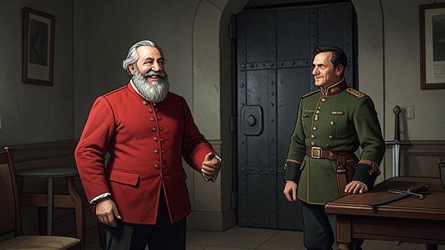The Commission Arrives from "Henry IV, Part 2". Recruitment as Business A Captain's Opportunity Falstaff arrives at Shallow's house needing men for the campaign.
