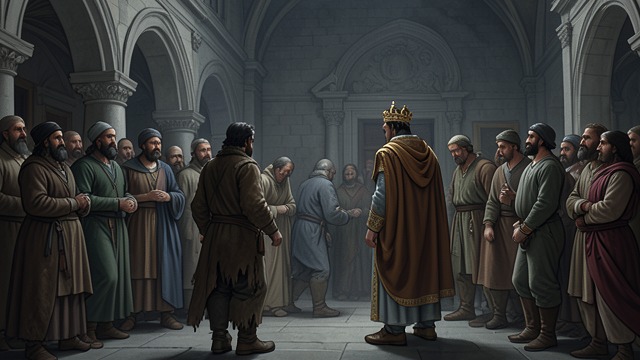 The Prince's Reformation from "Henry IV, Part 2". Authority Through Restraint A Public Renunciation The new king says that his former self has been turned away and excludes Falstaff from his royal presence.