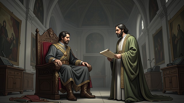 The King's New Measure from "Henry IV, Part 2". Honour Through Restraint A Judge Honored The new king retains the Lord Chief-Justice, who once punished him while enforcing the law.