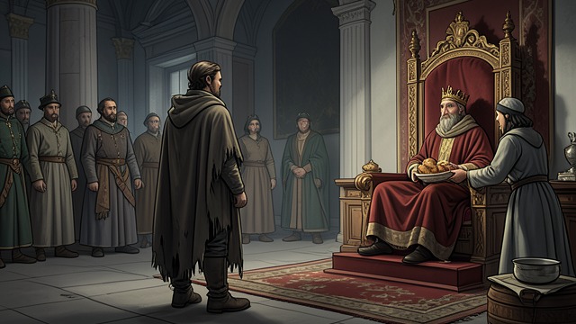 The Public Banishment from "Henry IV, Part 2". A Name Rejected The King's Rebuke Falstaff greets the newly crowned king with familiar affection, but the king says he does not know him.