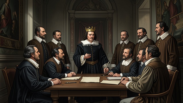 A Court Reorganized from "Henry IV, Part 2". Kinship and Counsel A Place in Government The new king calls for a parliament and promises his brothers a role in the order of the state.