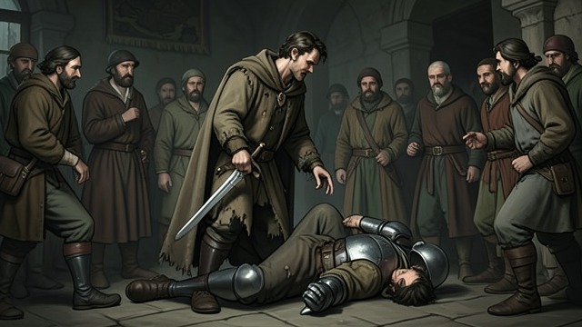 Military Credit Claimed from "Henry IV, Part 2". Valour Rewritten The Captured Knight Falstaff takes Colevile after the immediate fighting is over and presents the surrender as a personal victory.