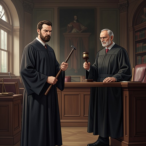 The Chief-Justice's Vindication from "Henry IV, Part 2". This thread traces the Chief-Justice's defense of legal authority and the new king's decision to preserve his independence.