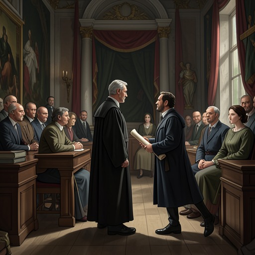 Impartial Justice and Public Order from "Henry IV, Part 2". This thread follows how the play tests legal authority in personal disputes, political succession, and the treatment of the king's former companions.