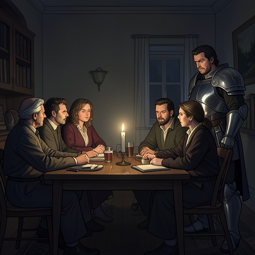 The Tavern Circle's Farewell from "Henry IV, Part 2". This thread follows the emotional life of Falstaff's Eastcheap circle as duty, imprisonment, and banishment pull its members apart.