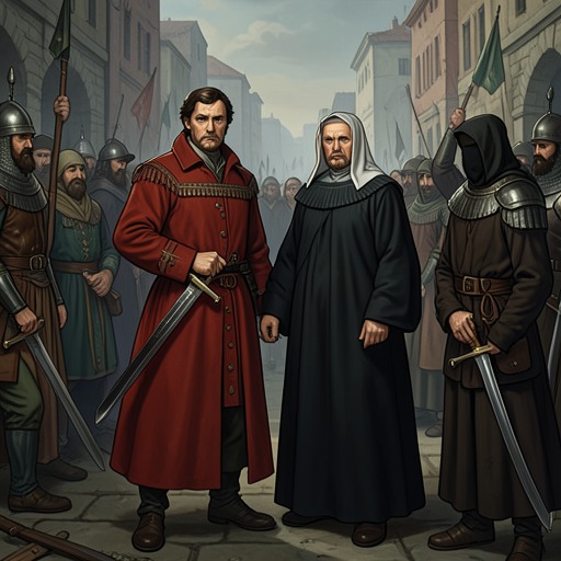 The King and His Heir from "Henry IV, Part 2". This thread follows King Henry IV's fear for his son's character, their final conflict over the crown, and their reconciliation before the king's death.