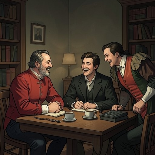 Falstaff and the Prince from "Henry IV, Part 2". This thread traces the warmth and mockery of Falstaff and Prince Henry's companionship as royal duty increasingly separates them.