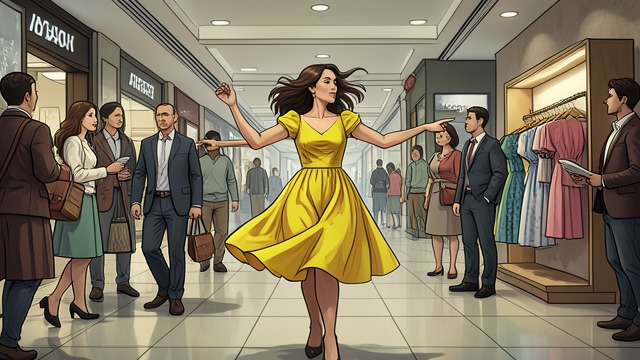 Mall Movement from "The Secret of Secrets". A Light Beginning Familiar Song Nyia bops through the mall to Butterflies while shopping for herself and Trey.