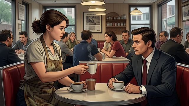Emergency Childcare from "The Secret of Secrets". A Flexible Workplace Trey at Work When Julius Crosland travels unexpectedly, Nyia brings Trey to the diner.