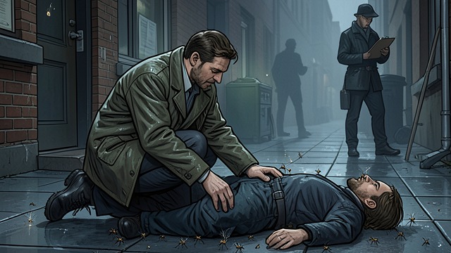 Terminal Body from "The Secret of Secrets". A Concealed Death Initial Scene Daeshim and Ricky Graham process a body found at the bus terminal.
