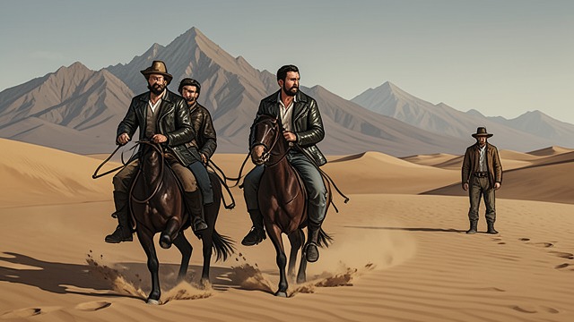 Toward the San Juans from "The Outlaws". Toward the San Juans A Southbound Plan The trio rides through Colorado, discussing a bank robbery in Roily as a possible way to fund a small ranch.