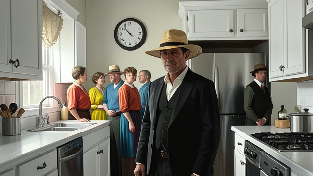 A Home He Cannot Claim from "The Outlaws". A Home He Cannot Claim Temporary Belonging Del finds work with a Mormon family in Star Valley but remains an outsider to their community and faith.