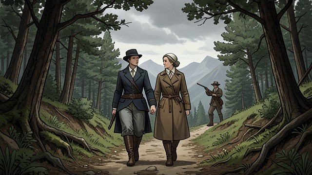 The Road Trap from "The Outlaws". The Road Trap A Fourth Threat Anticipated Mrs. Horton expects Landon to block the main route to Roily with armed men.