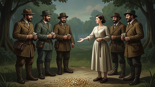 Protection for a Daily Wage from "The Outlaws". Protection for a Daily Wage A Clear Agreement Kate offers each of the three men one hundred dollars per day to guard her.